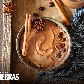 Postre de chocolate con Café Ginebras